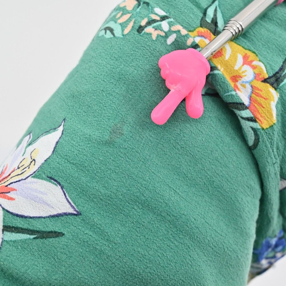 ANTHROPOLOGIE Dress Size 2 Maeve Rory Green Floral Sleeveless‎ Button Front Midi - Picture 12 of 12